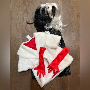 3T Disney Official Cruella de Vil 101 Dalmatians costume